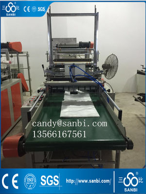 Chine Le sachet en plastique modèle de SHXJ-C faisant la machine font le T-shirt plat D d'ouverture - couper le sac fournisseur