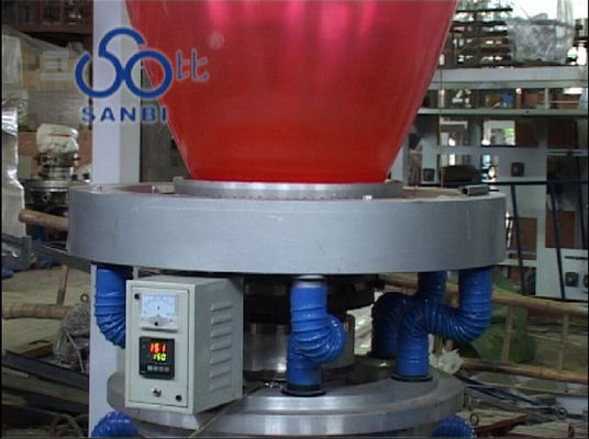 Chine Produisez 65 kg/h heures de PE d'équipement de film soufflé par plastique avec le bobinier automatique fournisseur
