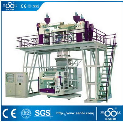 Chine Grande vitesse trois couches de CPP de plastique de machine de soufflement de feuille (modèle SJ-50*3,60*3) fournisseur
