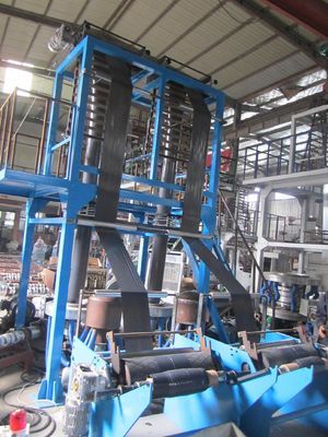 Chine machines de soufflement de soufflement de double plastique principal de machine de film de la largeur LPE de 700mm fournisseur