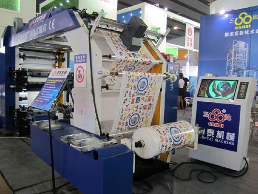 Chine Machine d'impression de Flexo de papier de roulement par le contrôle de tension automatique fournisseur